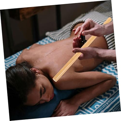 Didiseaon Yoga Massage Stick Gua Sha Massage Tool for Neck Shoulders Relief Durable Manual Roller for Muscle Relaxation Skin Tone Improvement Portable Mobility Training Stick