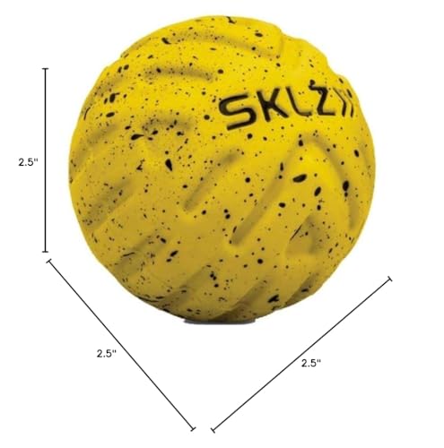 SKLZ Massage Balls - Deep Tissue Massager for Trigger Points, Myofascial Release, Physical Therapy, Pain Relief, Sore Muscles, and Faster Recovery. (2.5-inch, 5-inch, Dual Point, Universal) - style: Foot Massage Ball