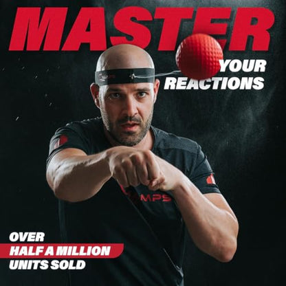 Boxing Reflex Ball - Boxing Gear Fight Speed Bpunching Ball Equipment Ideal for Reaction Speed and Hand Eye Coordination