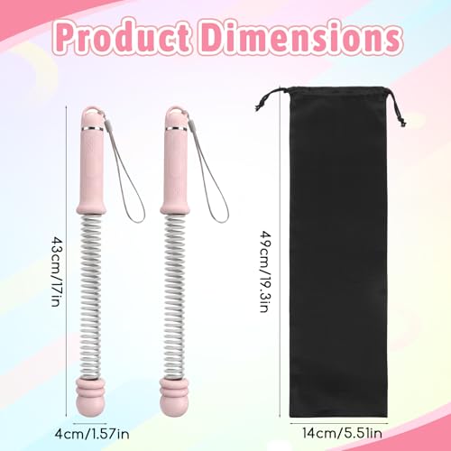 Adjustable Ropeless Battle Ropes for Home Gym, Heavy Duty Cordless Ropes Portable Arm Exerciser Rope Quiet Exercise Equipment with Variable Resistance Cardio & Muscle Training for HIIT