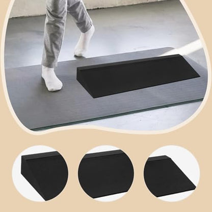 Squat Wedge Block Squat Ramp Portable Heel Elevated Calf Stretcher Foot Incline Board for Workout Practice Home Gym Fitness