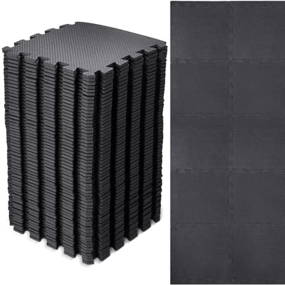 Nuanchu 60 PCS Kids Foam Puzzle Mat,Black - color: Black