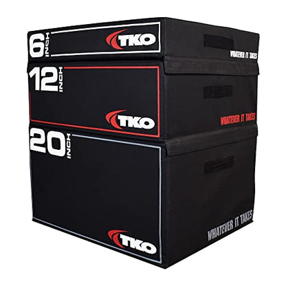 TKO Stackable Foam Plyo Box Set