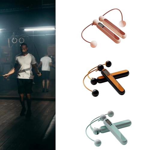 Cordless Jump Rope with Digital Counter Smooth Bearing Rotation Jump Counter Counting Skipping Rope