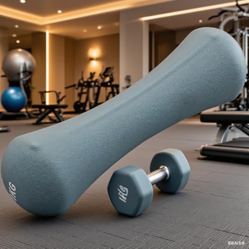2x Weights Dumbbells Set Women - Born Shaped Neoprene Hand Weights for Women and Men - Ideal for Home Gym Fitness Weight Training Pilates 1kg 2.2 Pound Dumbbell Pairs s13a - color: light green