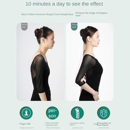 Yoga Stick - 2 Pieces, Strong and Sturdy, Stretching Stick, Hump Corrector Bar | Exercise Equipment for Beginners Professionals Home Office Gym Studio Living Room Bedroom - size: 60cm