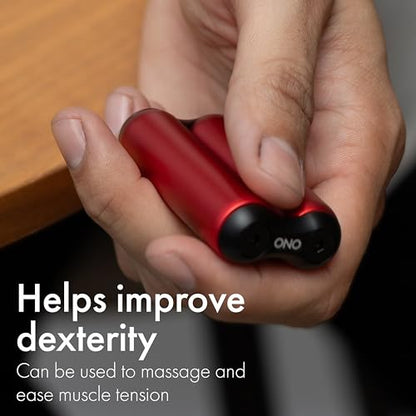 ONO Roller - Handheld Fidget Toy for Adults | Help Relieve Stress, Anxiety, Tension | Promotes Focus, Clarity | Compact, Portable Design (Red, Junior Size - Aluminum) - size: Junior Size, style: Aluminum - Red