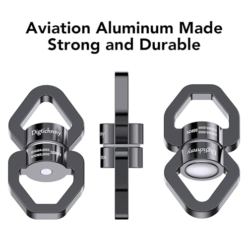 Swing Swivel, 35KN Safety Rotational Device,Swing Spinner for Web Tree Swing, Aerial Dance, Children's Swing, Hanging Hammock（Full Grey） - style: Gray-1 Pack
