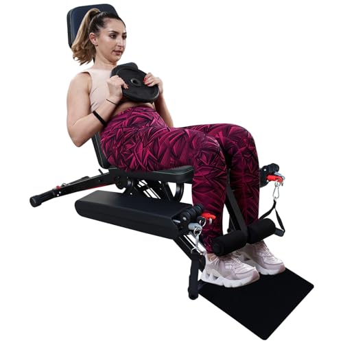 Folding Workout Bench Adjustable Strength Training Chair for Home Gym Full Body Exercise with 660LBS Capacity Fast Fold Design