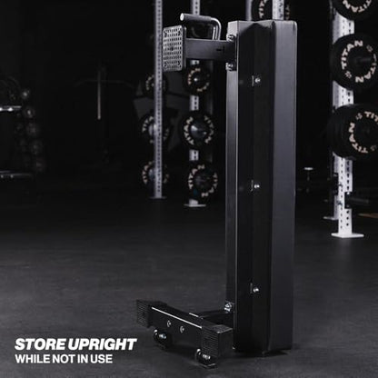 Titan Fitness TITAN Series Single Post Flat Bench, Rated 1,200 LB, 4" Thick HeftyGrip Vinyl Pad, Dedicated Home Gym Competition Weightlifting & Strength Training Utility Bench - color: Black