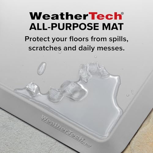 WeatherTech All-Purpose Mat - Multi-Use Mat for Everyday Living - 44" x 48" - Rectangle - Grey (APM4448G) - color: Grey, size: 3'8" x 4' (Rectangular)