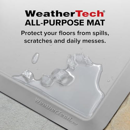WeatherTech All-Purpose Mat - Multi-Use Mat for Everyday Living - 44" x 48" - Rectangle - Grey (APM4448G) - color: Grey, size: 3'8" x 4' (Rectangular)