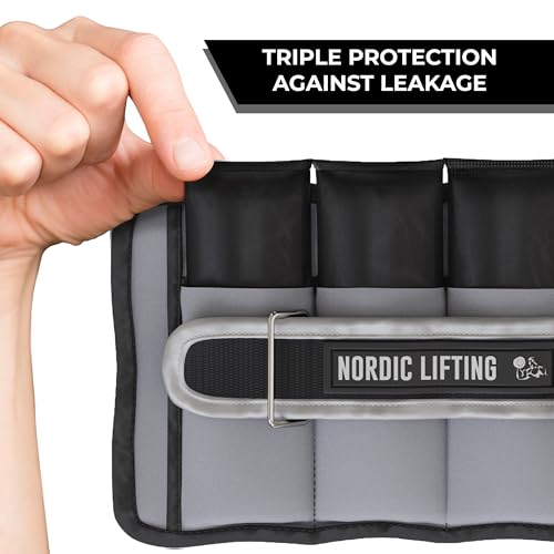 Adjustable Ankle Weights for Women & Men – 1 Pair (2–10 lbs) Wrist, Arm & Leg Weights for Gym, Yoga & Home Workouts – Secure Fit Strap Design – Durable Fitness Training Equipment - color: Slate Grey