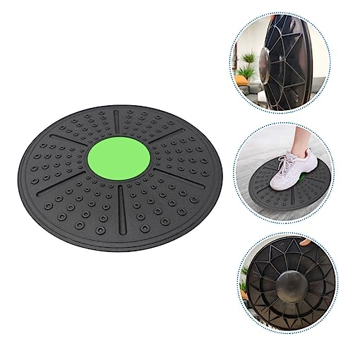 Mikikit Balance Training Board with Raised Massage Points Non Slip PP Material Fitness Tool for Core Strength Stability Coordination Improvement Durable Balance Exercise Pedal for Home and
