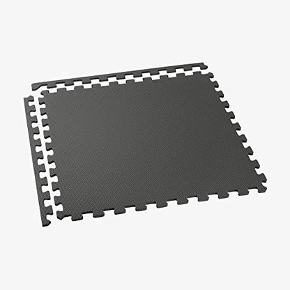 We Sell Mats 1/2 Inch Thickness Multipurpose EVA Foam Floor Tiles, Interlocking Floor Mat for Indoor Gym and Home Use, 24 in x 24 in, Charcoal Gray (24-13M)