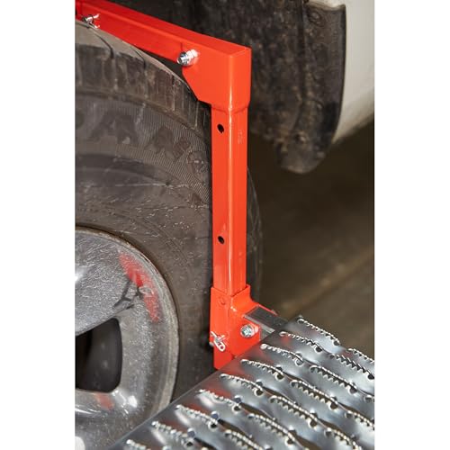 Ironton Truck Tire Service Step, 300 Lb Capacity, Fits Tires up to 13 in. Deep, Non-Slip Steel Platform, Folds Flat for Storage, Fully Assembled, for Trucks, SUVs and Semi Trucks