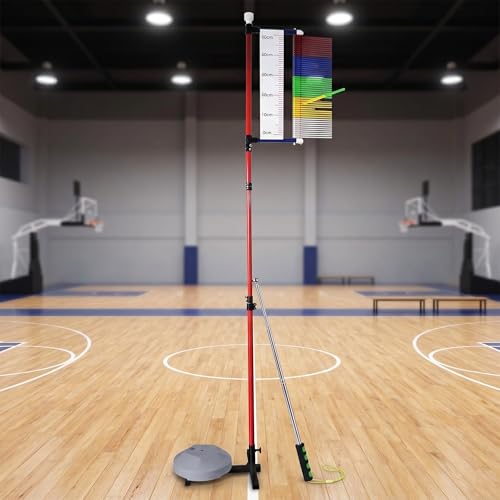 Vertical Jump Tester for Basketball - Adjustable 1.2m-3.5m Measurement Tool, Sports Training Aid Assessment & Performance Improvement