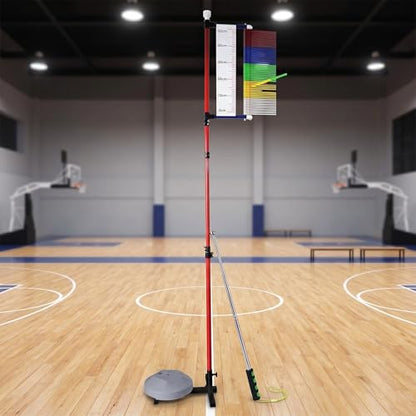 Vertical Jump Tester for Basketball - Adjustable 1.2m-3.5m Measurement Tool, Sports Training Aid Assessment & Performance Improvement
