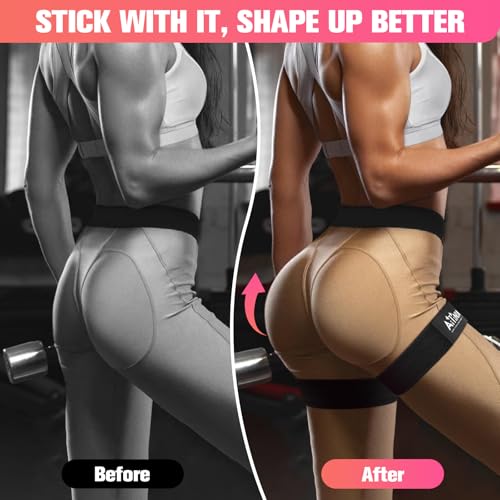 Booty Bands for Women Glutes & Hip Building, Blood Flow Restriction Bands BFR Bundle Booty Bands, Best Fabric Glute Bands Resistance Bands for Exercising Your Butt,Squat,Thigh - color: Black 01