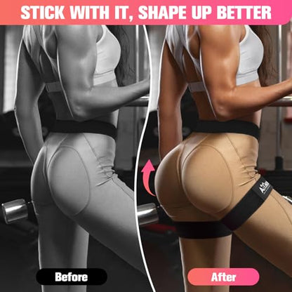 Booty Bands for Women Glutes & Hip Building, Blood Flow Restriction Bands BFR Bundle Booty Bands, Best Fabric Glute Bands Resistance Bands for Exercising Your Butt,Squat,Thigh - color: Black 01