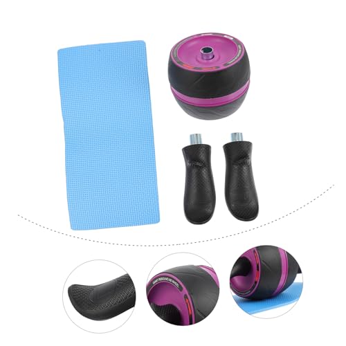 KOMBIUDA Ab Roller Wheel with Non-slip Mat Silent Movement Core Strength Fitness Equipment for Home Workout Beginners and Advanced Users