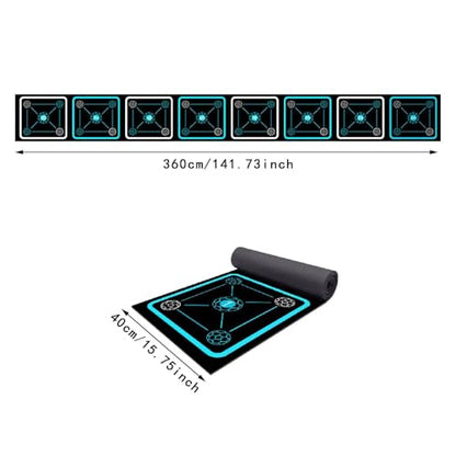 Yiju Agility Ladder Mat Speed Ladder Sturdy Portable Training Equipment Footwork Practice for Football Sports Workout Fitness