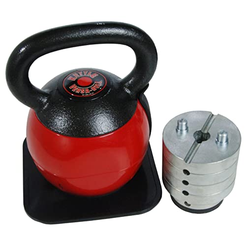 Stamina X Kettle Versa-Bell - 36 lbs Strength Training Kettlebell - Adjustable Kettlebell Weights with Smart Workout App - Kettlebell Weights for Home Workout | 36 lbs Strength Training Kettlebell; Adjustable Kettlebell Weights with Smart Workout App
