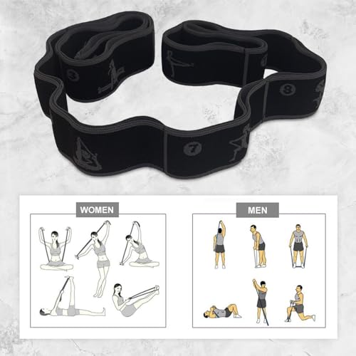 Home Suspension Training Kit – Fabric Resistance Band, 2 Rolls of Kinesiology Tape & Jump Rope – Portable Workout Equipment for Strength Training & Fitness