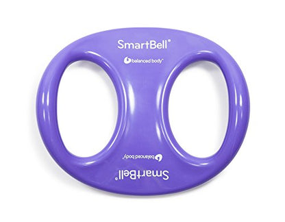 Balanced Body SmartBell Ergonomic Two-Handed Pilates Exercise Weight, Pilates Dumbbell, Exercise Equipment for Home Gym or Pilates Studio Use - color: Purple