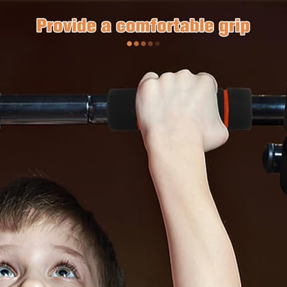 DECHOUS 3Pcs Foam Grip Handles for Pull Up Bar Non Slip Sponge Tubing Attachment for Fitness Enhanced Comfort and Safety Thick Bar Adapter Kit for Home Gym Workouts
