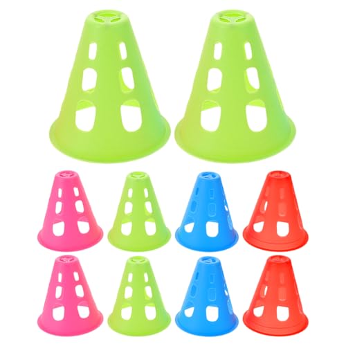 BESPORTBLE 20Pcs Mini Training Cones for Roller Skating Practice Windproof Sports Marker Cones 3.14In Diameter Lightweight Outdoor Training Accessories for Skill Development