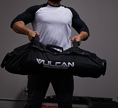 Vulcan Sandbag Trainer – Adjustable Heavy-Duty Workout Sandbag for Strength Training and Functional Fitness | 1050D Ballistic Nylon, Reinforced Filler Bags, Multi-Grip Handles for Cross-Training - size: Medium