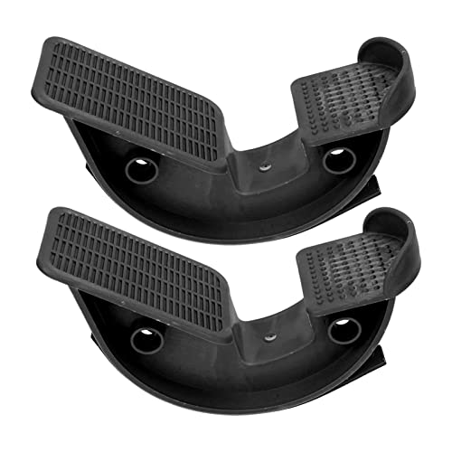 2 Pcs Calf Stretching Board Incline Board Calf Stretcher Ankle Foot Incline for Foot Stretch Training Knee Rescuer Yoga - color: Black