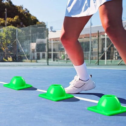 2" (15, 30 Pcs) Heavy Duty Agility Training Cones for Sports Agility Cones Indoor and Outdoor Games Mini Flexible PVC Cone for Soccer Basketball Coaching