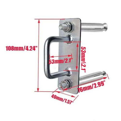 Wall Ceiling Mount Anchor Bracket for Gymnastic Rings,Olympic Rings,Yoga Swing, Hammock,Battle Ropes,Body Weight Strength Training Systems,Boxing Equipment