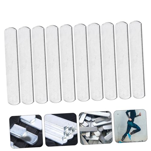 TOYANDONA 10pcs Weighted Steel Plates for Fitness Training Metal Weight Vest Electroplated Finish for Strength Training and Workout Accessories