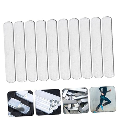 TOYANDONA 10pcs Weighted Steel Plates for Fitness Training Metal Weight Vest Electroplated Finish for Strength Training and Workout Accessories