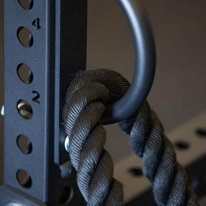 Titan Fitness Battle Rope Anchor Fits T-3 & X-3 Series Power Racks, Rack-Mounted D-Ring Attachment for Battle Ropes, Straps, Suspension Training