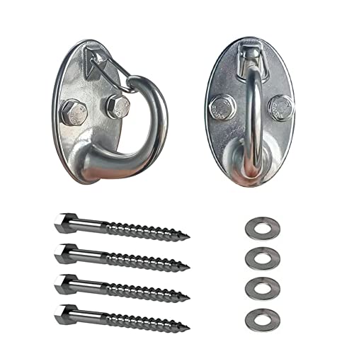 XXHong 2PCS Heavy Duty Resistance Band Wall Anchor Workout Wall Mount Anchor for Home Gym Strength Training Physical Exercise