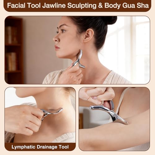 All in 1 Trigger Point Massage Tool TMJ Tension Relif Face Gua Sha
