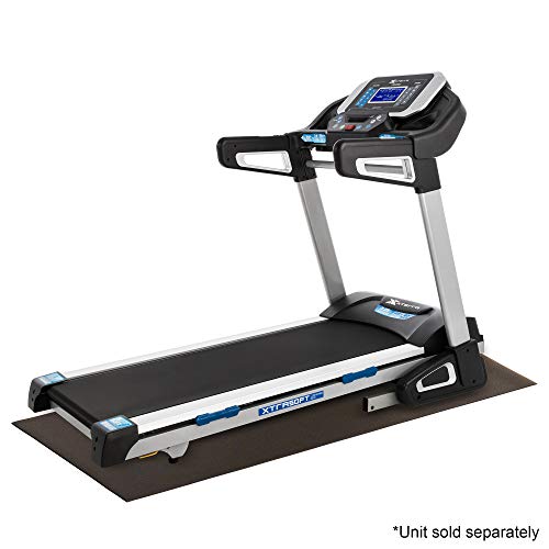 Xterra Floor Mat — Heavy Duty, Thick 6mm PVC, Nonslip, Textured Fitness Equipment Floor Protector for Treadmill or Bike - style: Treadmill Mat