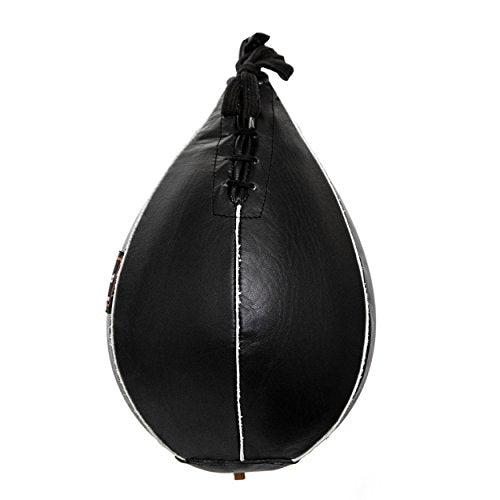 Leather Speed Bag – Rapid Rebound Pear-Shaped Punching Ball with Durable Latex Bladder for Boxing, MMA & Home Gym