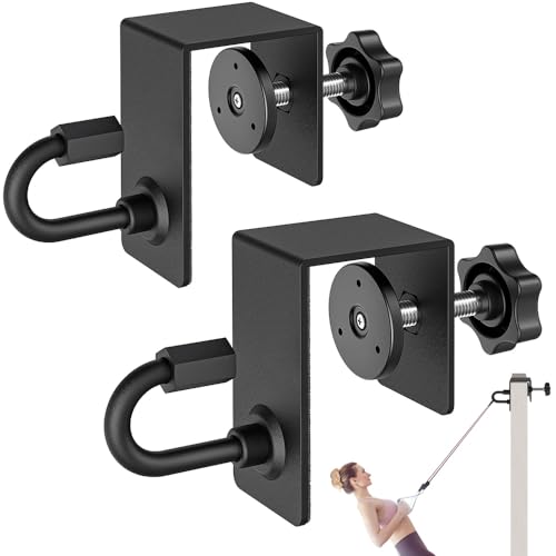 Kipika Door Anchor for Resistance Bands, Heavy Duty Door Anchor Attachment, Workout Door Mount Anchors for Body Weight Straps, Strength Training, Physical Therapy Exercise, Home Gym - color: 2 Pack