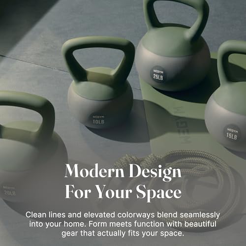 WeGym Soft Kettlebells with Cushioned Impact-Resistant Base and Anti-Slip, Wide-Grip Handle for Home Workouts, Weightlifting, and Full Body Strength Training - color: Forest, style: 10LB