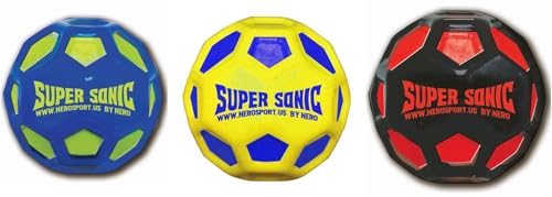 Supersonic High Bounce Reaction Ball Reflex and Agility Trainer Fast Bouncing Helps with Eye Coordination Ball Chasing and Catching Balls Moderate Erratic Bounce Hand Rubber Training Ball