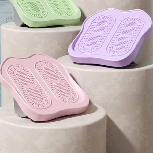 Adjustable Stretching Board Foldable Design Folding Slant Board 9 Angle Adjustment Calf Stretch Wedge for Home Workout, Array, Pink - color: Pink