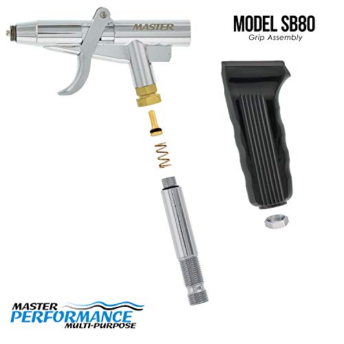 Master Airbrush SB80 Multi-Purpose Pistol Trigger Fixed Dual-Action Airbrush Set with 0.3mm Tip, 1/3 & 1/4 oz Side Bowl Cups - Spray Gun Control, Airbrush Gun for Auto Graphics, Art, Hobby Craft