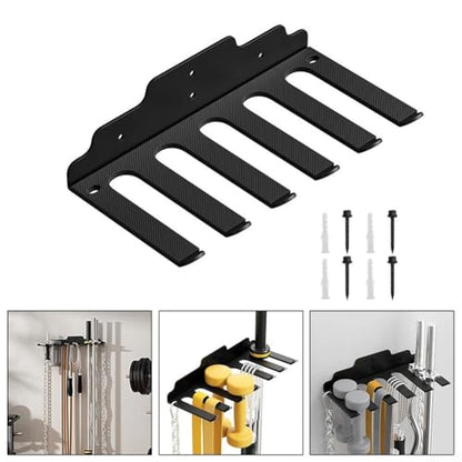 Steel Barbell Storage Rack Wall Mounted Gym Organizer For Barbells Dumbbells Resistance Bands Lifting Belts Garage Home Fitness Equipment Space Saving(Double hooks) - size: Double hooks