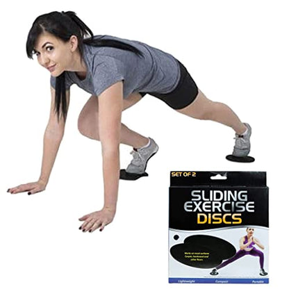 Sliding Exercise Discs Tone or Strengthen for Core and AB Workout Sliders Sport Full Body Workout