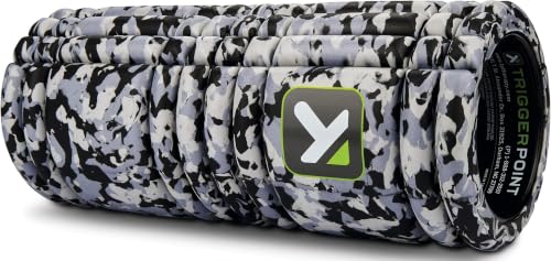 TRIGGERPOINT Performance Therapy Grid Foam Roller for Exercise, Deep Tissue Massage and Muscle Recovery, Original (13-Inch), Grey Camo (Pack of 6) - color: Grey Camo, size: 13 Inch (Pack of 6)